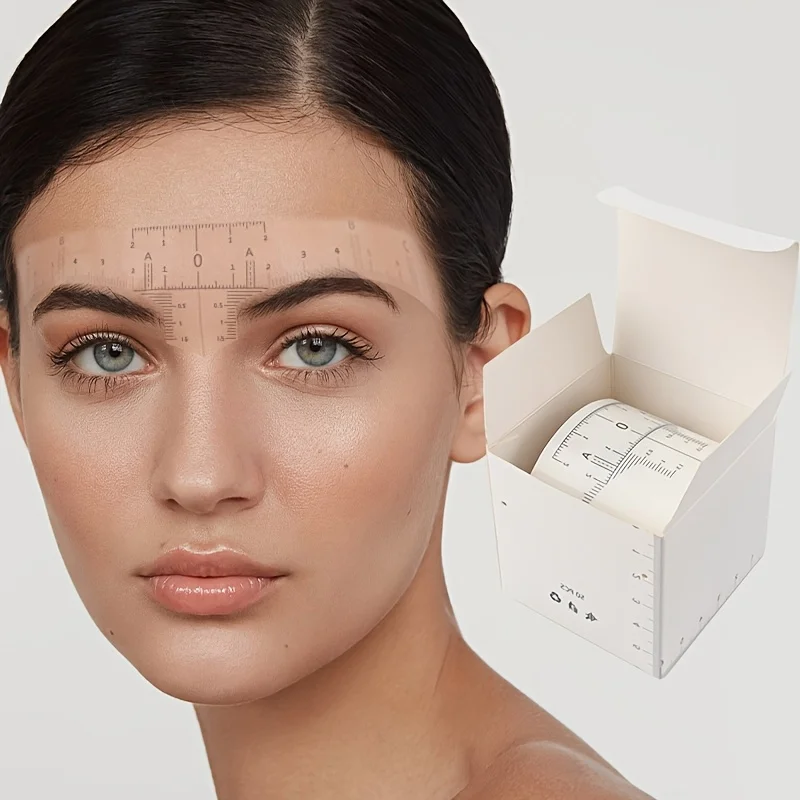 Professional Soft Flexible Eyebrow Ruler and Measuring Tool for Microblading, Embroidery, Shaping, Positioning and Design