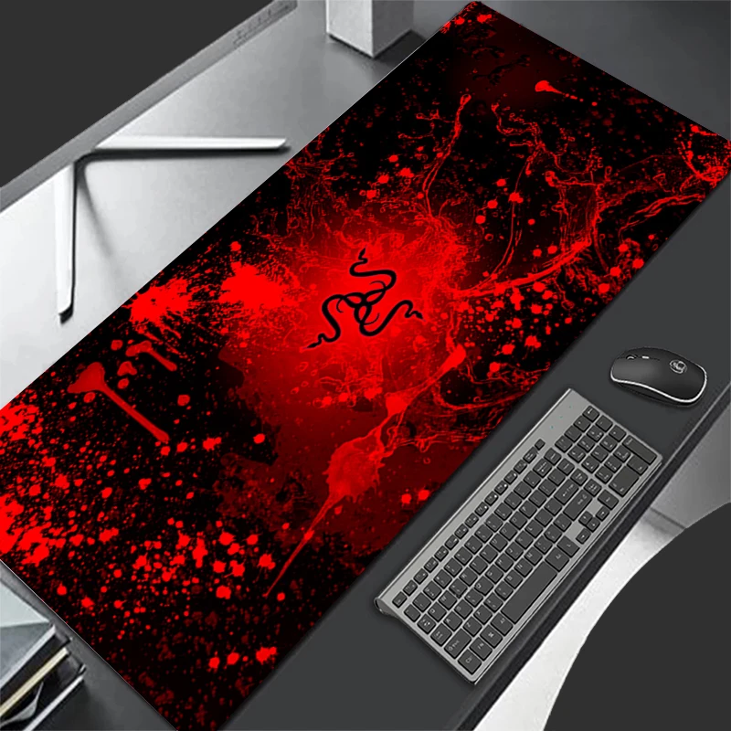 

Razer Mousepad Anime Keyboard Pad Computer Cabinet Mouse Pad Office HD Non-Slip Desk Mat PC Accessories Extended Pad Gaming Mats