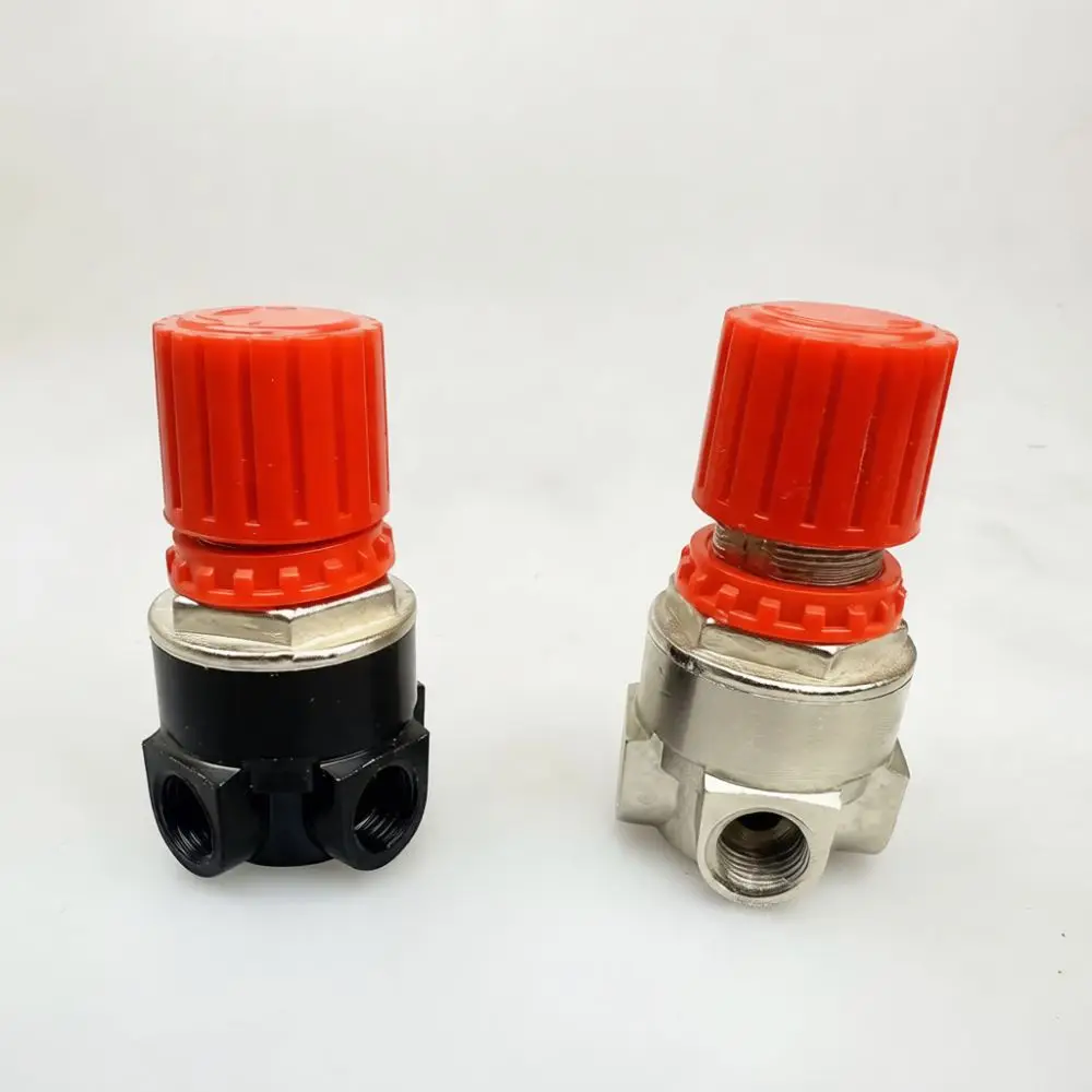 For For Yige Air Compressor Pressure Regulator Valve Assembly Pneumatic System Gauge Control Fitting Tool Kit