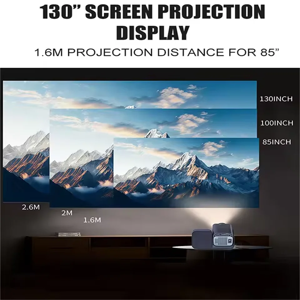 جهاز عرض كاريوكي HT36 4K KTV سينما 300ANSI 1080P 720P 2.4G/5G Wifi6 BT5.0 أندرويد 11 أجهزة عرض مسرح الحفلات الخارجية المنزلية الجديدة #5