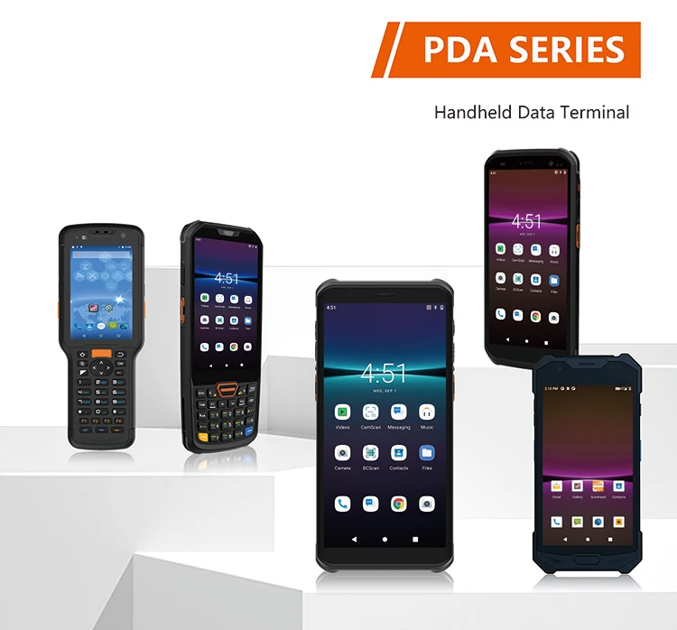 5.5 inch Handheld PDA Android 11.0 Data Collectors industrial logoistic smart phone NFC Barcode rugged pdas