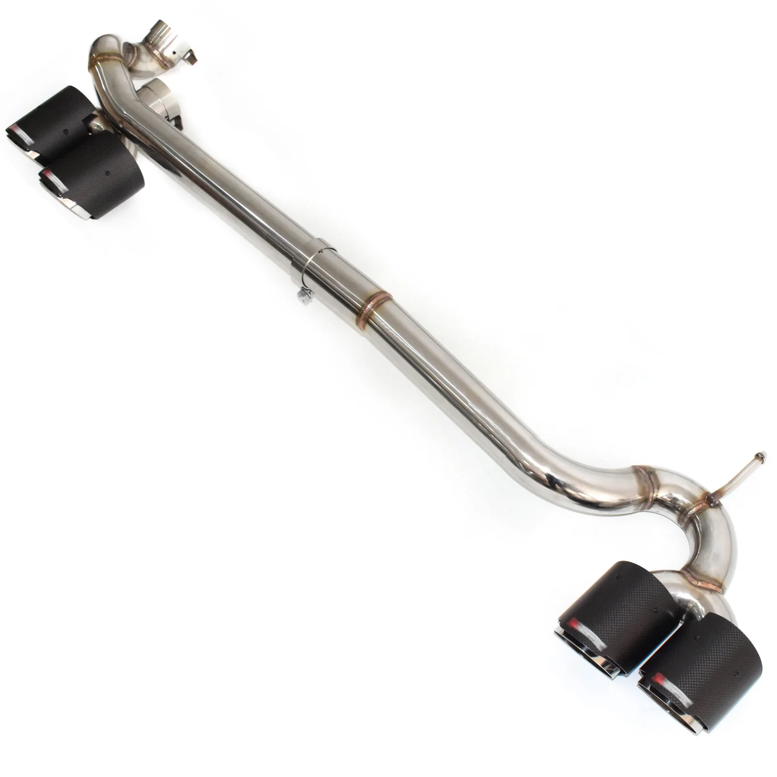 Voor BMW F10 F11 Dual Uitlaatpijp In Roestvrij Staal Voor 520i 523i 525i 528i 530i M5 Quad Uitlaat Tip Uitlaat Met Stijlvolle