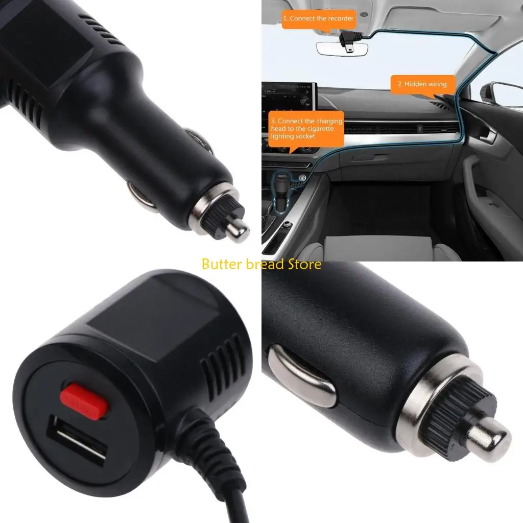 w89c-充電器アダプター-車用ダッシュカム電源充電器-電源スイッチ付き-ダッシュカム電源コード