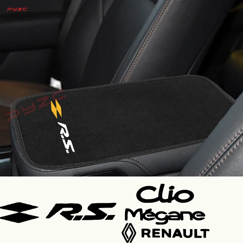 Авто Armsteun Box, коврик для центральной консоли, крышка Beschermer для Renault RS Clio Captur Megane Kadjar Arkana Koleos Sandero Safrane