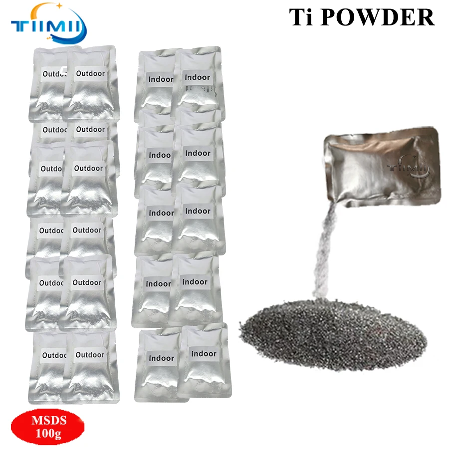 Ti Powder 100g indoor outdoor Cold sparkler Electronic Spark Machine Composite Ti Powder For Stage events show 100g