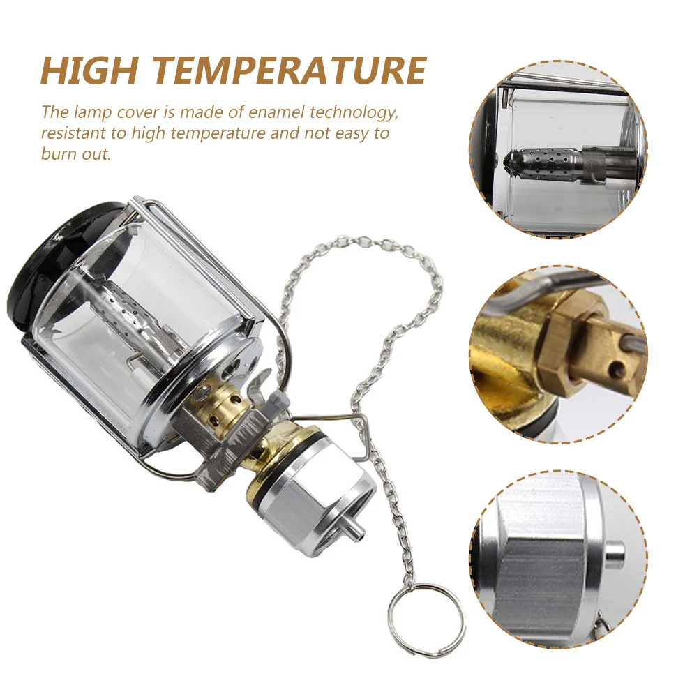 

1 set Outdoor Gas Lantern Portable Propane Lamp Camping Light With Box Cover Mapp Gas Powered Lamp Tent Illuminate Tool