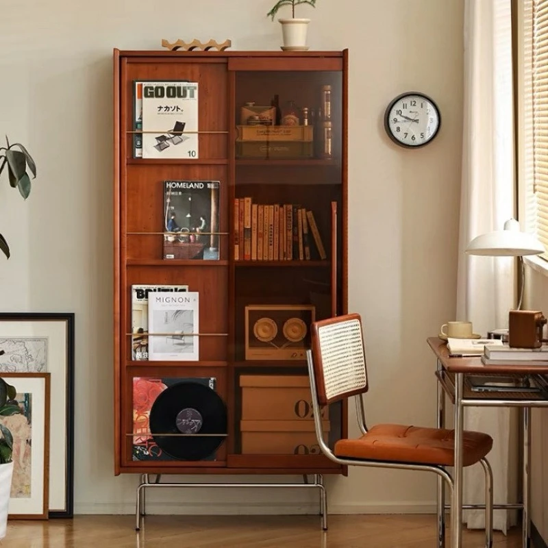 

Display Cabinet Bookcases Corner Shelf Home Furniture Bookcases Living Room Wooden Furniture Zu Bücherregalen MH40SJ