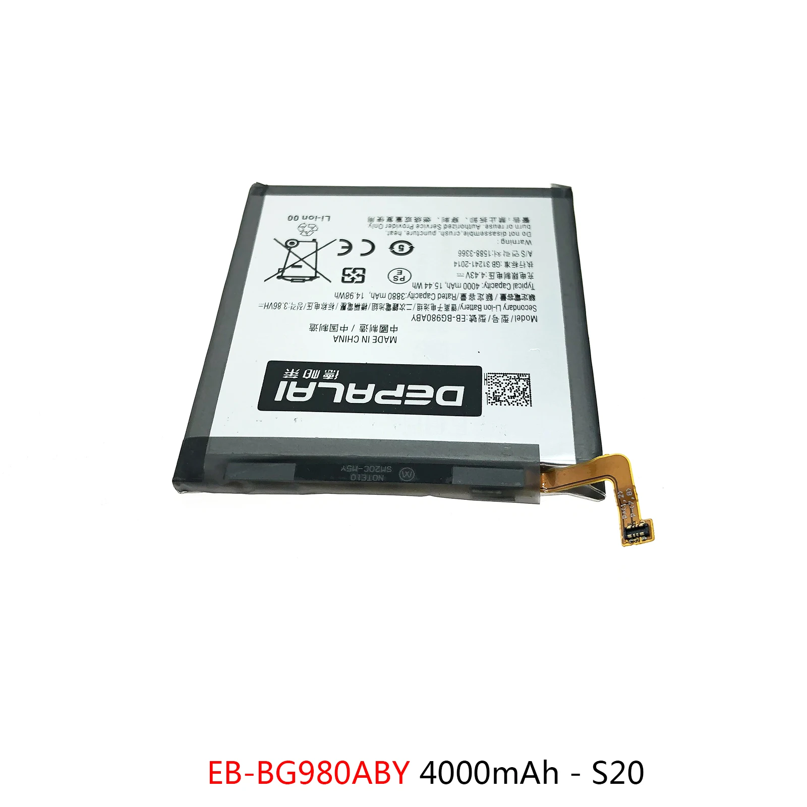 EB-BG980ABY Battery For Samsung Galaxy S20 S20FE 5G A52 S20+ S20Plus S20Ultra Batteries EB-BG781ABY EB-BG985ABY EB-BG988ABY