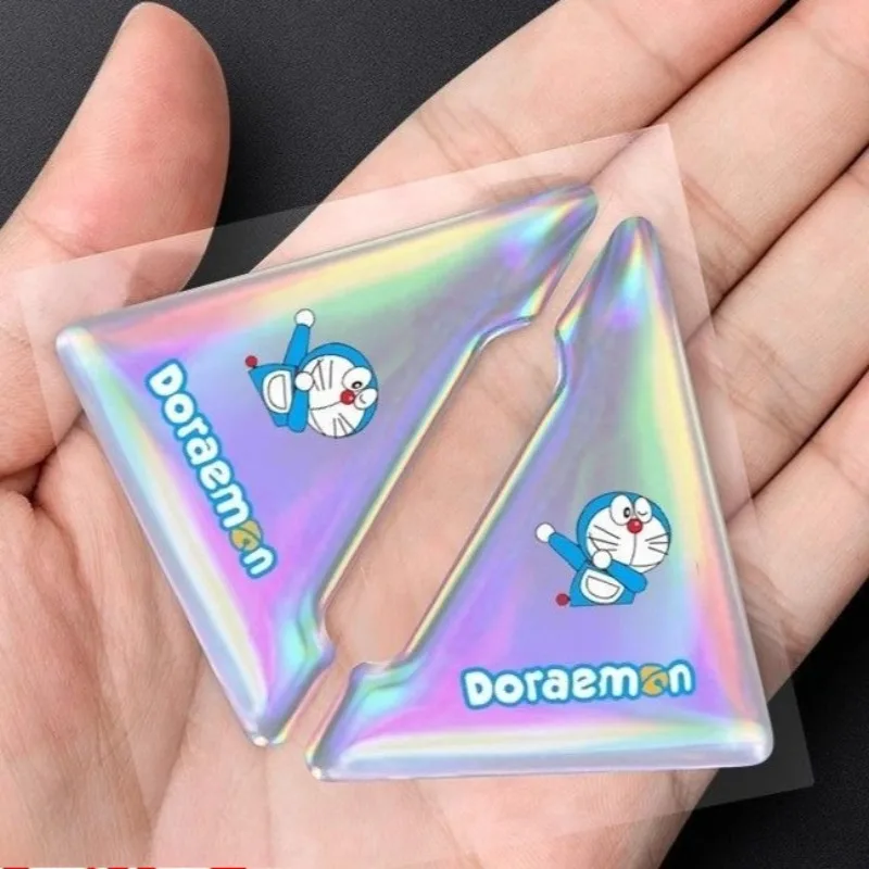 Doraemon Bumper Sticker Cute Cartoon Creativity 3D Laser Reflection Decoration New Car Door Corner Scratch-resistant Ornament