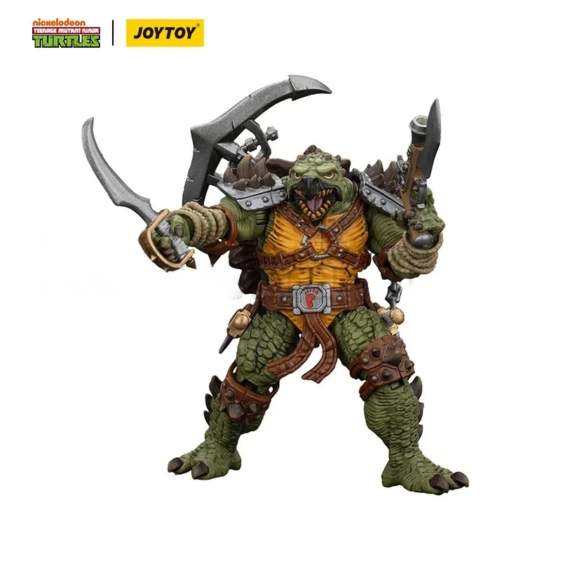 Figurka akcji JOYTOY 1/18 Żółwie Slash Tokka dostępna od ręki, zabawka kolekcjonerska, model dekoracyjny
