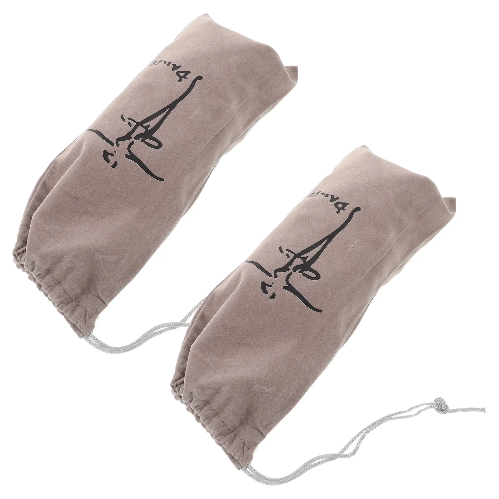 

2Pcs Ballet Dance Shoe Bags Drawstring Storage Organizer Latin Pointe Shoes Travel Shoe Pouches Ballet Bag Drawstring Bag
