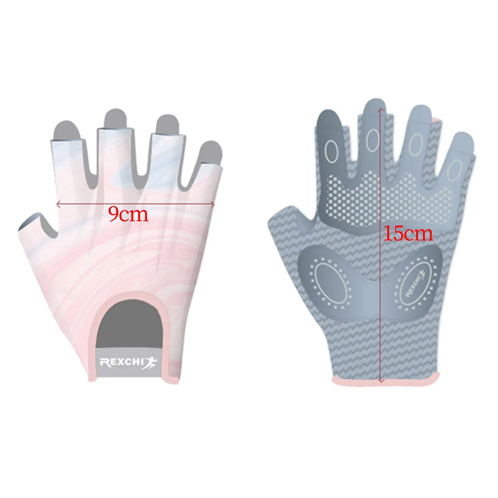 Sports Half Finger Gloves Men Women Workout Weight Lifting Gloves Fingerless Gloves Mountain Bike Gloves for Hiking Deadlift Gym