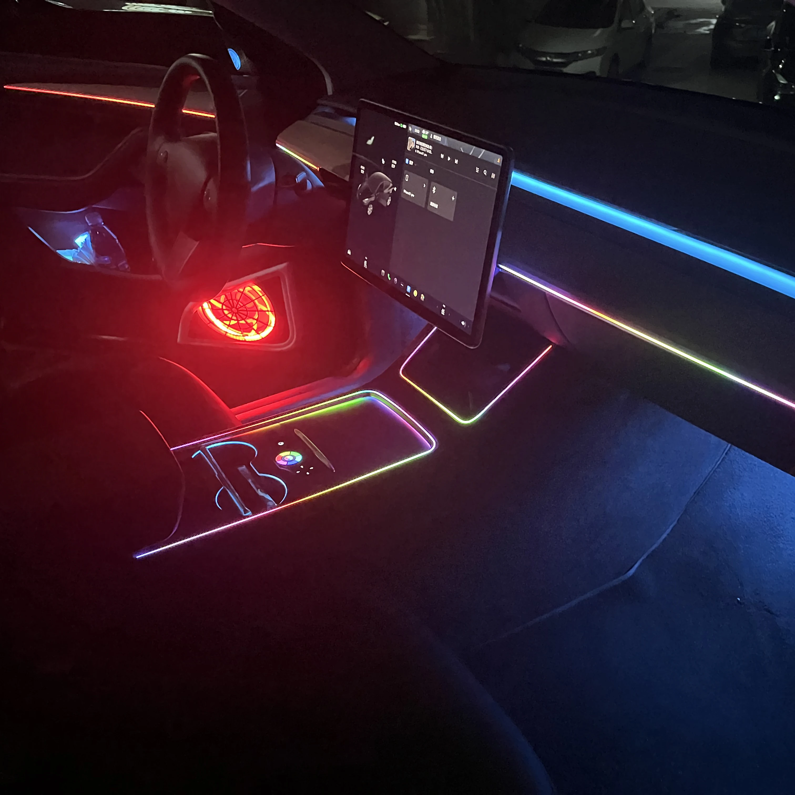 

2021-2023 Symphony Ambient LED Lights For Tesla Model 3 Y 6V Car Interior Lights