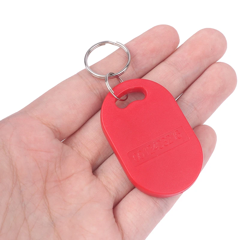 Dual Chip Frequency RFID 125KHZ T5577 13.56MHZ Changeable Writable IC+ID Rewritable Composite Key Tags Keyfob