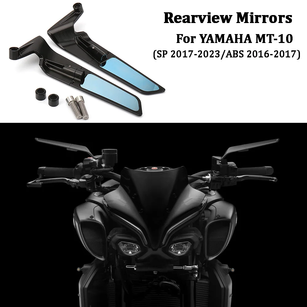 

Motorcycle Accessories Mirror Wind Wing side Rearview Reversing mirrors Universal For YAMAHA MT-10 SP MT10 MT 10 ABS mt10 2023