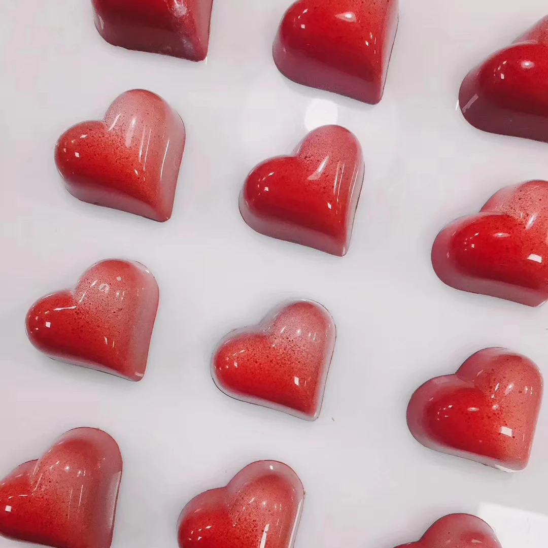 Valentine'S Day Heart Shape Polycarbonate Chocolate Mold Plastic Chocolate Candy Mold Cake Decoration Pastry Baking Tool image 6