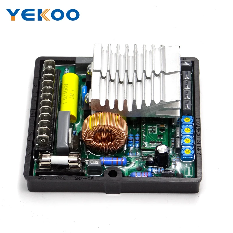 قطع غيار المولد AVR SR7-2G عالية الجودة SR7 مجموعة المحرك منظم جهد كهربائي أوتوماتيكي 3 مراحل لمولد الديزل