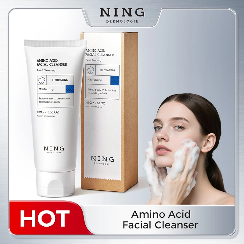 

NING AMINO ACID CLEANSING FACIAL WASH WEAK ACIDIC FORMULA, GENTLY CLEANS WITHOUT HARMING THE SKIN