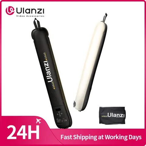 Ulanzi UA12/UA20 Portable Air Tube Light 12W Bi-color Fill Light 2700K-6500K Magnetic Fill Light for Outdoor Indoor Photography