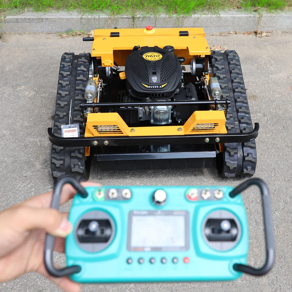 Fre Shipping INFRONT All Terrain Ai Remote Lawn Mower With Engine 550mm Remote Control Agricultural Lawn Mower