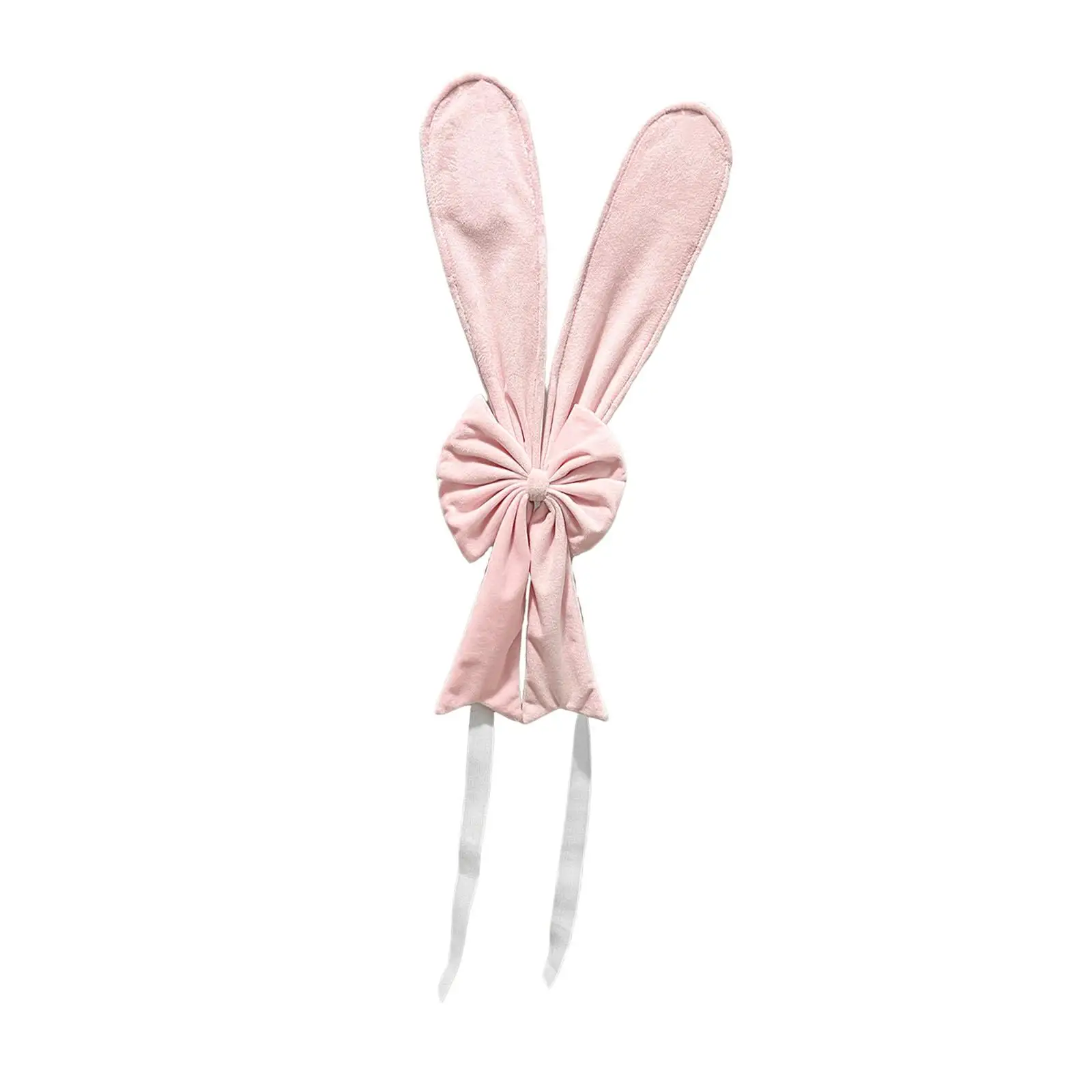 Easter Bunny Ear Chair Back Decor, Washable Adorable Rabbit Chair Back Decoration Slipcover