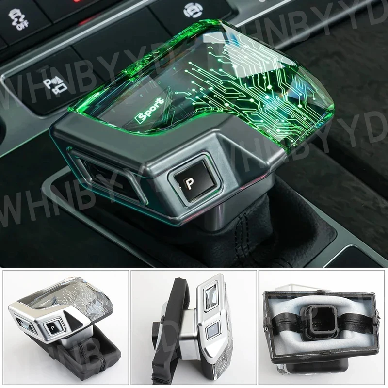 Gear Shift Knob Fit Audi A4L B9 A5 A6 C8 A7 S4 S5 S6 S7 A8 Q5L Q7 Car Interior Modification Accessories