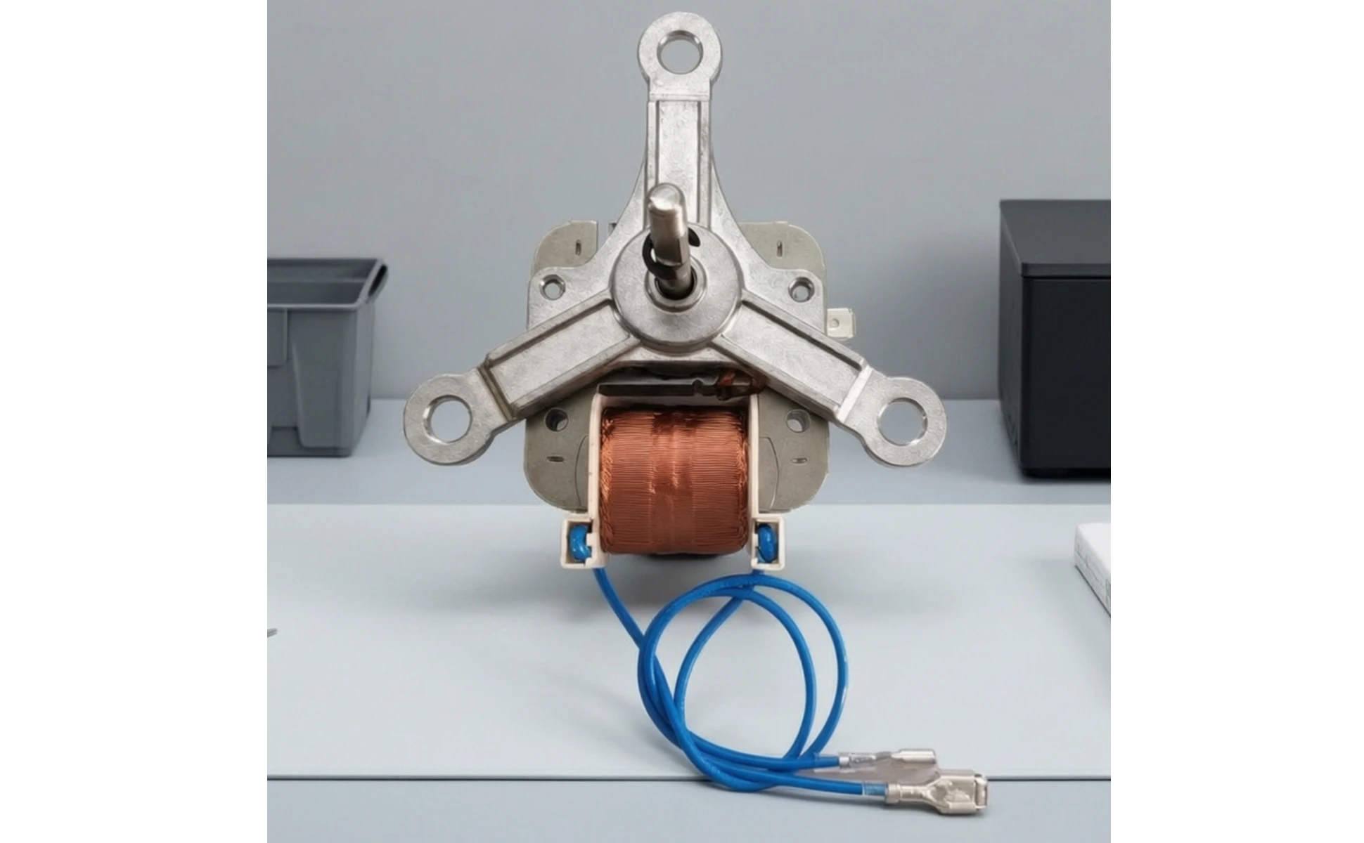 Air Fryer Fan Motor Replacement Part Air Fryer Motor Bracket Wired Compact for DIYers, Workshop