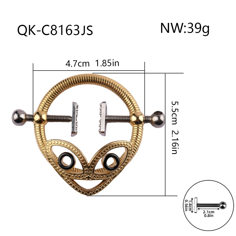 LEZEE مقاطع الثدي الجنسية مشابك الحلمة المعدنية مع سلسلة تسخير المثيرة الجسم إغاظة الثدي عبودية ضبط النفس الجنس لعب للنساء #2