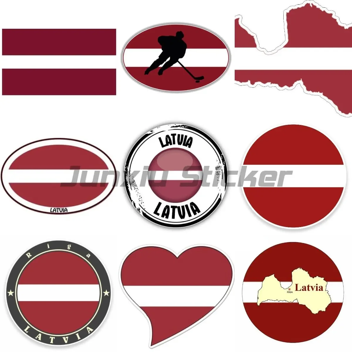 Latvian Decal Vinyl…