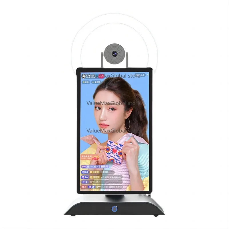 Intelligent Live Broadcast Equipment 15.6 Inch and 10 Inch All-in-one Live Broadcast Machine  Desktop Live Broadcast Screens