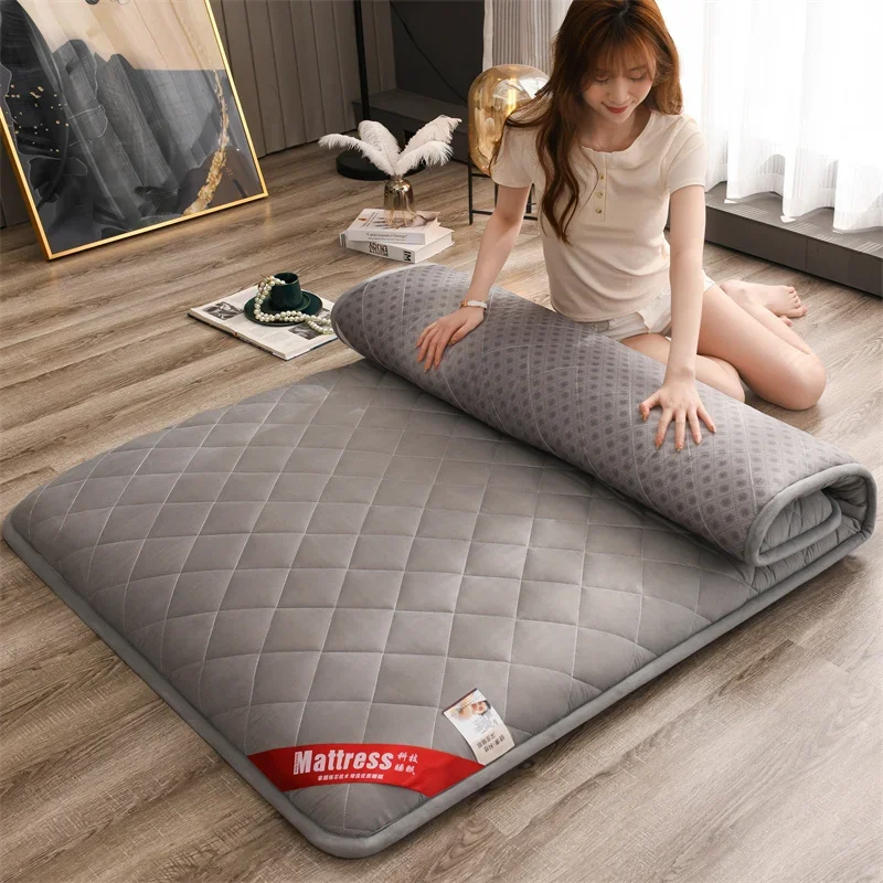 Foldable Mattress Topper for Non-Slip Sleeping on Bunk Beds Guest Bed Totoro More Futon Pad Mattresses Folding Floor Toper Home