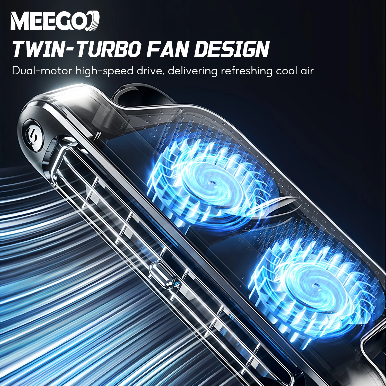 USB Car Cooling Fan for Backseat 3 Speeds Portable Car Seat Headrest Fan 5V/2A Electric Car Seat Fan for Mini Cars RVs Sedans