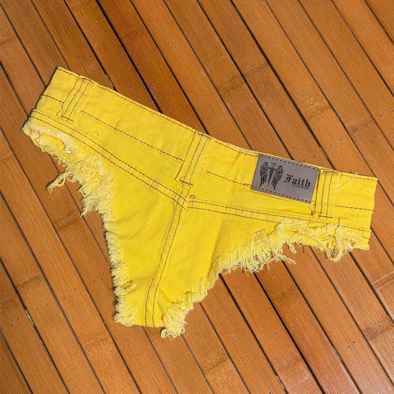 Y2k Denim Skinny Jean Shorts Donna Nightclub Foro sexy Vita bassa Super Shorts Pantaloni caldi europei e americani
