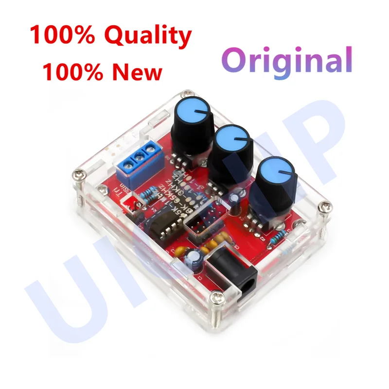 Function Signal Generator DIY Kit Sine/Triangle/Square Output 1Hz-1MHz Signal Generator Adjustable Frequency Amplitude XR2206