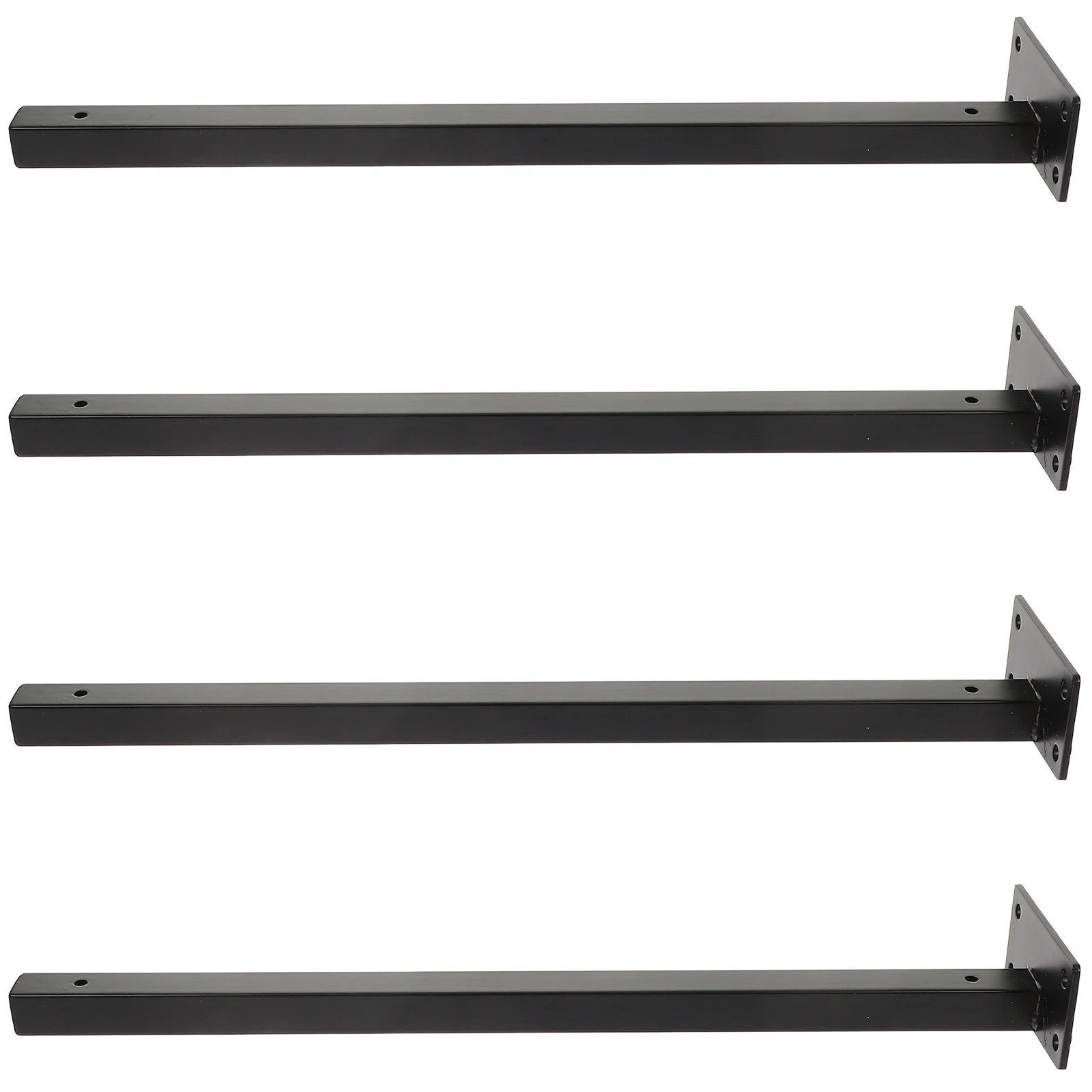 

4pcs Wall Shelf Brackets Stainless Steel Heavy Duty Bookcase Support Pegs Floating Hardware Mounting Hidden DIY