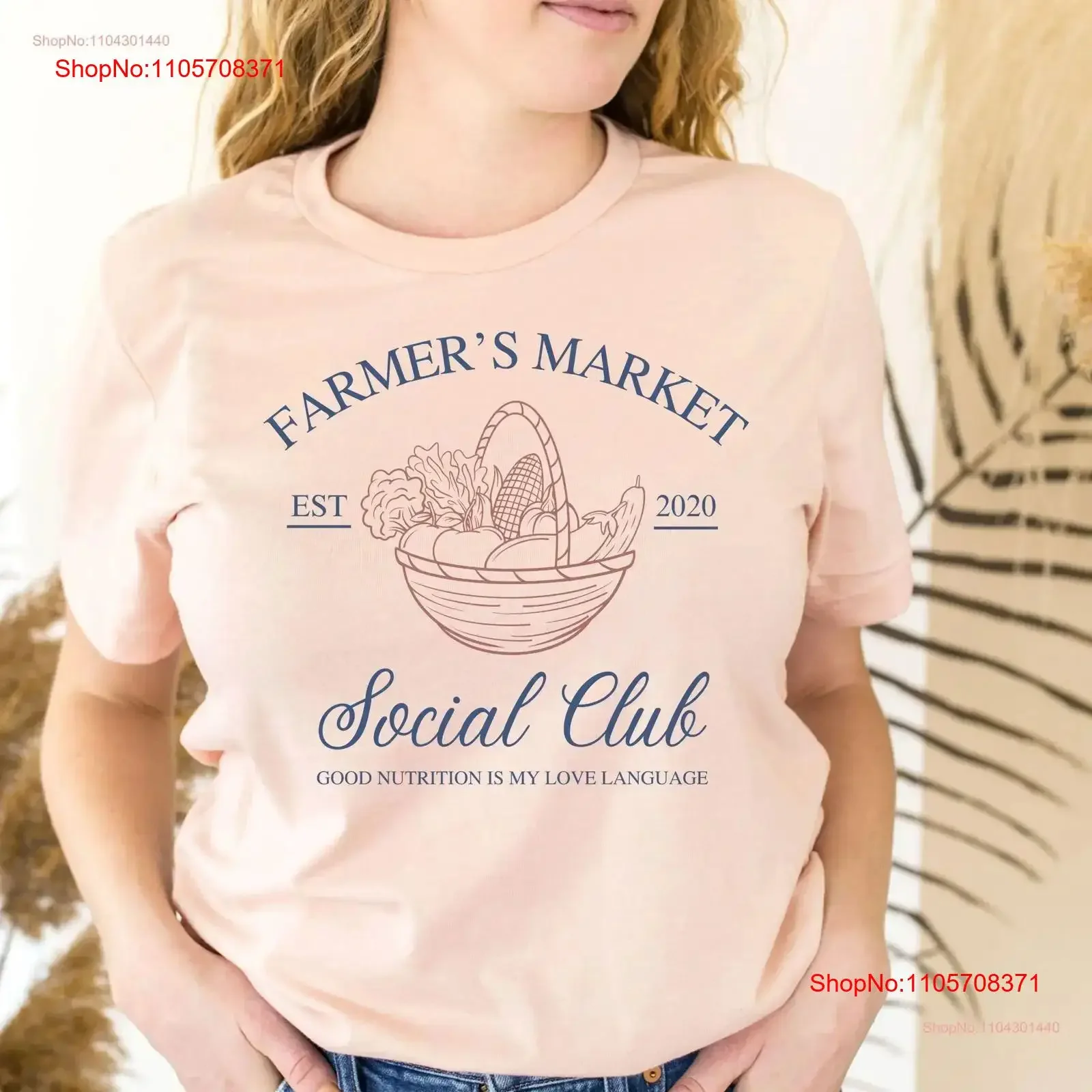 Farmer's Market Social Club shirt food basket nutrition tee NutritionisT T dietitian good my love language farm girl vintage