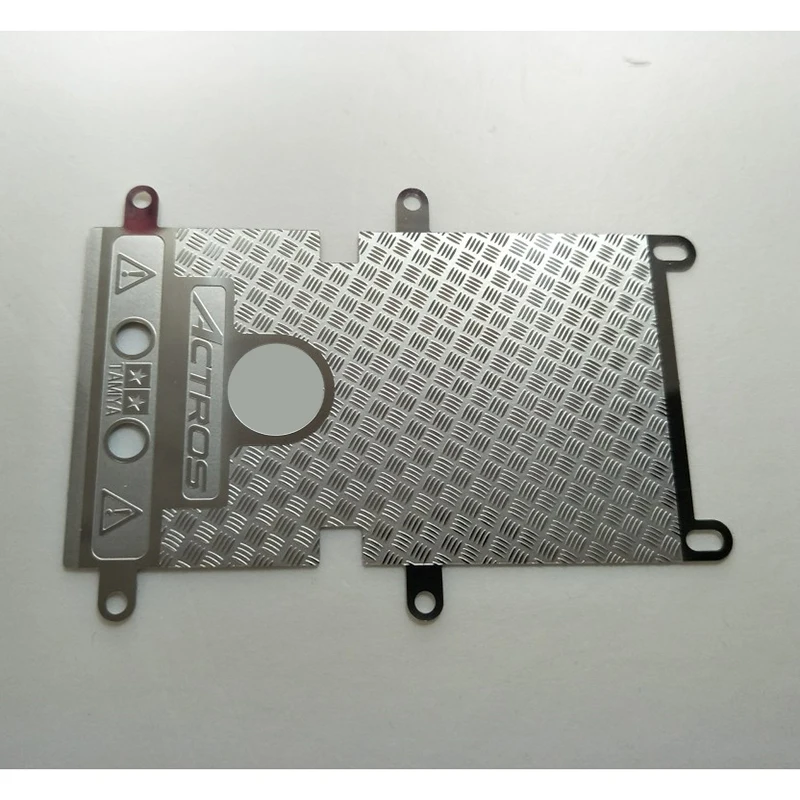 Metal Upgrade Tail Boom Cover Skid Plate for 1/14 Tamiya RC Truck Trailer Tipper Benz Actros 3363 1851 AROCS Car Diy Parts