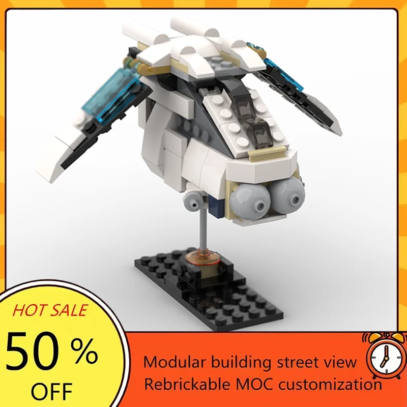 

Набор из 131 детали: Популярная модель космического корабля из фильма «Звездные войны», конструктор MOC, модульные технологичные блоки, подарок на праздник, игрушка для сборки, детский набор