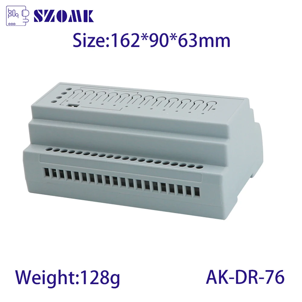 Instrument Box of plastic 162*90*63mm electric energy meter Din Rail Enclosure