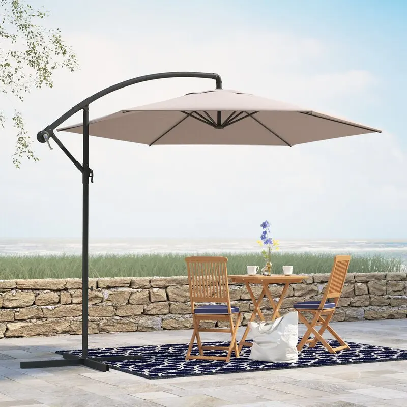 

Wholesale 10' Offset Cantilever Hanging Patio Banana Umbrella Large Style for Outdoor Balcony Table or Large Garden Terrace