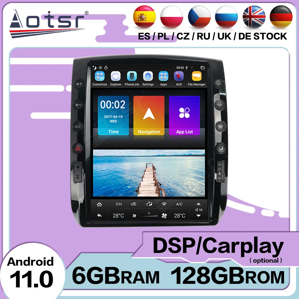 

Android AUTO Carplay CAR Radio Coche с BT 5.0 для Toyota Tacoma 2007 ~ 2015 GPS-навигация Автомобильный мультимедийный головное устройство IPS