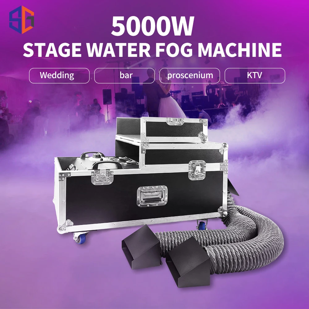 

5000W High Power Stage Water Fog Machine DMX512 Remote Control Fast Heating Large Fog Machine For Concerts Events DJ Shows