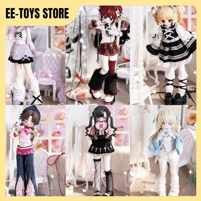 

Genuine Bonbonpocket Cute Girl Bjd Blind Box 1/6 Scale Action Figure Toys Kawaii Movable Joint Figurine Model Girl Surprise Gift