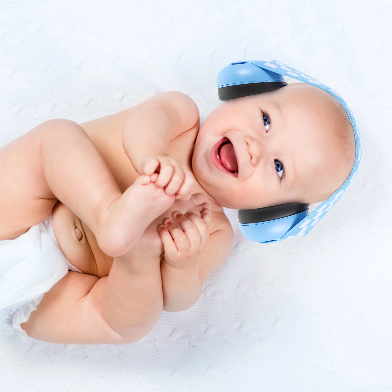 مجموعة واحدة من سماعات الرأس لحماية الأذن وإلغاء الضوضاء للأذنين من أجل إسفنجة ABS خفيفة الوزن ومحمولة ومضادة للصوت #1