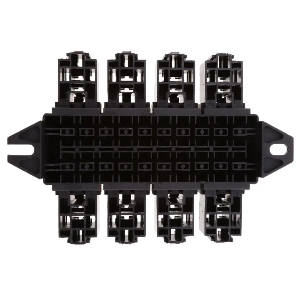 Plastic Car Fuse Relay Holder 20 Way Blade Fuse Box Powerful Automotive Fuse Tray for Vehicle Maintenance