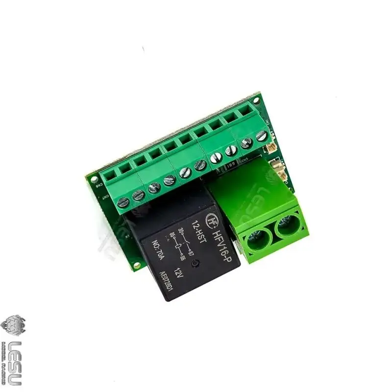 LESU Model 3S Battery 12v Relay Engineering Hydraulic Model For 1/14 Tamiya Tractor Truck Diy Modification El-012 Rc Accessories
