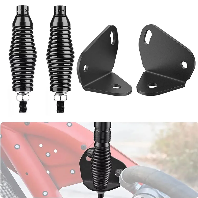 

LED Flag Whip Antenna Light Mounting Bracket and Quick Release Barrel Spring Base For Can Am Maverick X3 2017-2022