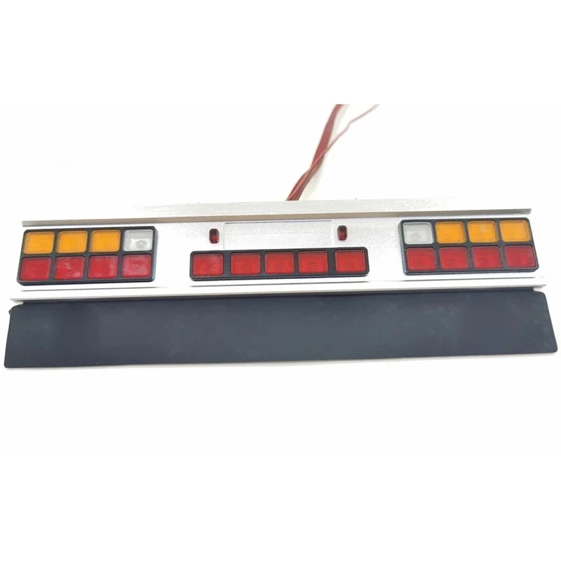 LED Simulatie Metalen Achterlicht Container Lamp voor 1/14 Tamiya RC Truck Auto Voor scania 770S Voor volvo FH16 Voor man