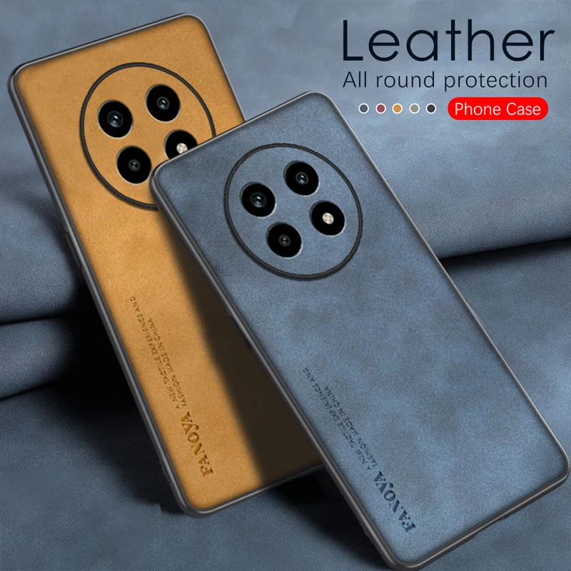 

Leather Case for Oppo Realme 13 Pro+ Plus Frosted Silicone Protection Full Camera Hard Phone Cover OppoRealme13Pro+Plus Shell