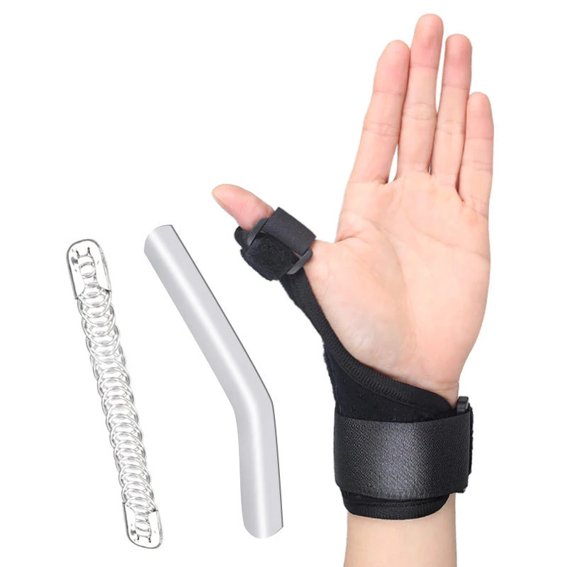 Finger Protector Thumb Guard Finger Fixed Protective Finger Separator Sleeve Wrist Joint Strain Sprain Aluminum Plate Foot Care